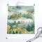 Mountain Landscape Watercolor Nature Smoky Mountains Trees Fall National Park Green Custom Printed Fabric by Spoonflower Various Fabrics by the Yard or Fat Quarter 15145956
